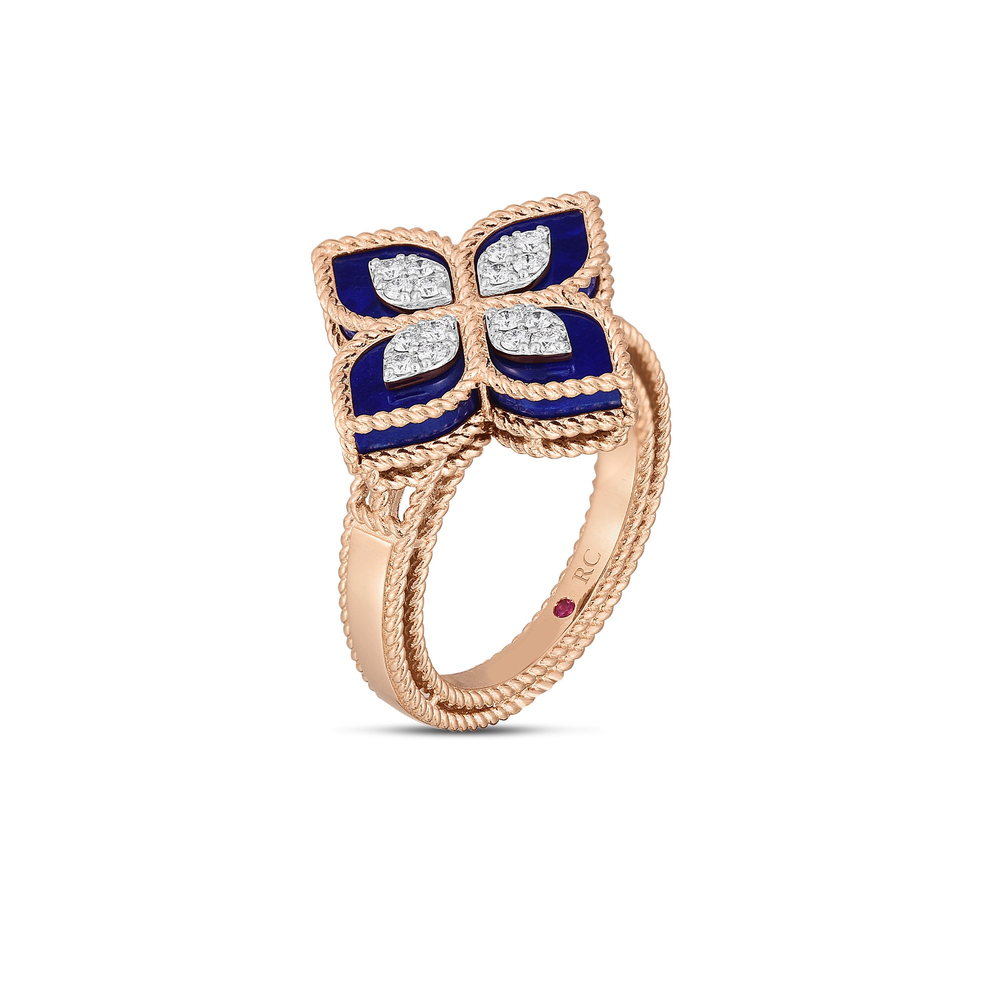 White gold outlet lapis ring